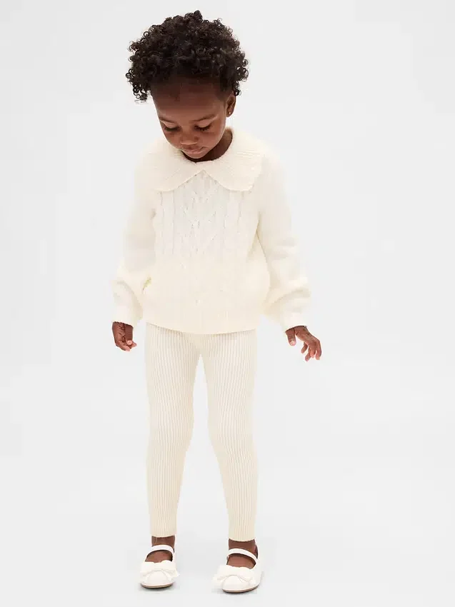 CashSoft-leggings med ribbstickning för Baby & Småbarn