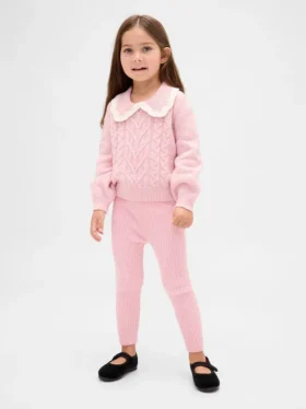 CashSoft-leggings med ribbstickning för Baby & Småbarn