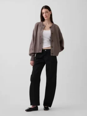 CashSoft oversized grovstickad kofta