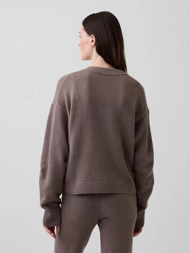 CashSoft oversized grovstickad kofta