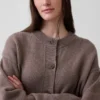 CashSoft oversized grovstickad kofta