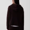 CashSoft Oversized Shaker-Stitch-tröja med huva