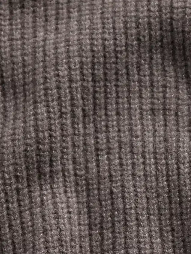 CashSoft Oversized Shaker-Stitch-tröja med huva