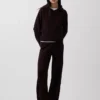 CashSoft Oversized Shaker-Stitch-tröja med huva
