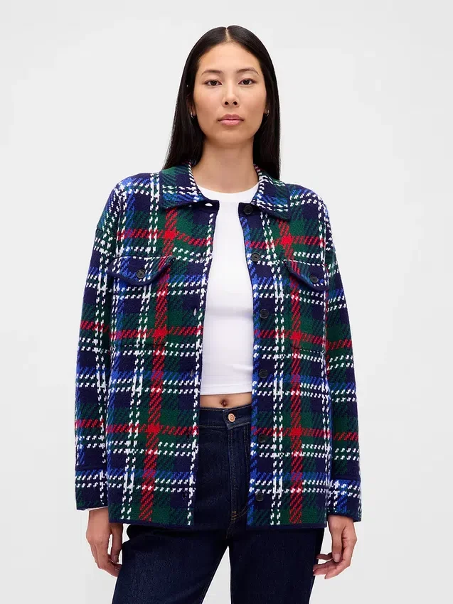 CashSoft oversized skjortjacka