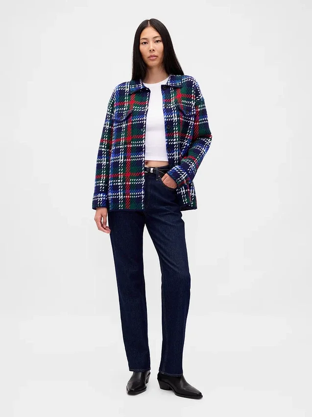CashSoft oversized skjortjacka