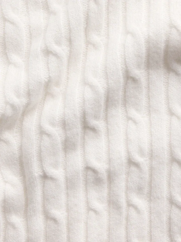 CashSoft oversized tröja i kabelstickning
