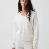 CashSoft Oversized tröja med V-ringning