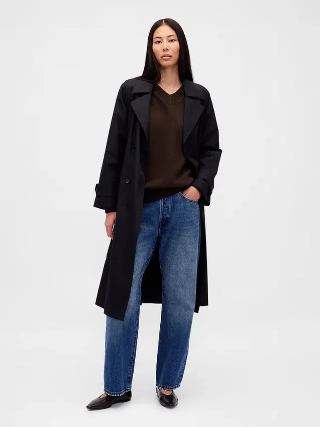 CashSoft Oversized tröja med V-ringning