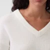 CashSoft Oversized tröja med V-ringning