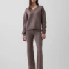 CashSoft Oversized tröja med V-ringning
