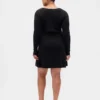 CashSoft Rib Mini Tröja-Klänning