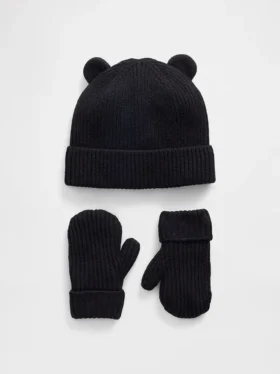 CashSoft-set med mössa och vantar för Baby & Småbarn