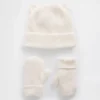 CashSoft-set med mössa och vantar för Baby & Småbarn