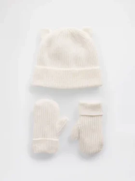 CashSoft-set med mössa och vantar för Baby & Småbarn