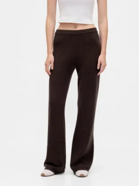 CashSoft-stickade byxor med bootcut