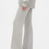 CashSoft-stickade byxor med bootcut