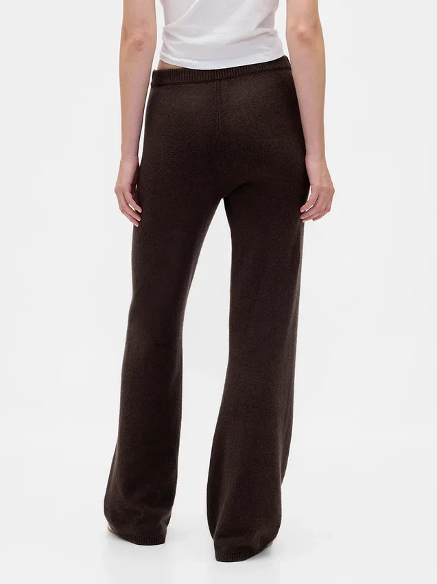 CashSoft-stickade byxor med bootcut