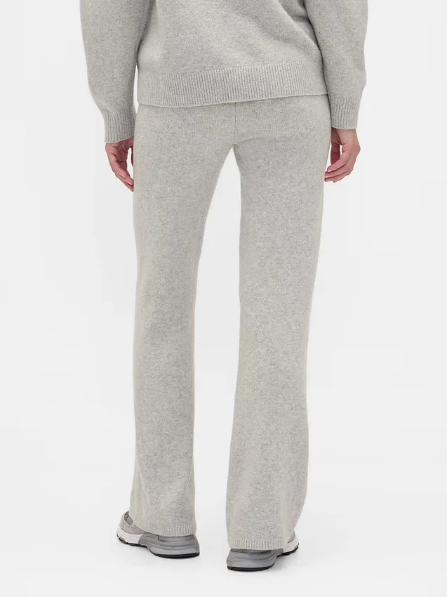 CashSoft-stickade byxor med bootcut