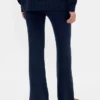 CashSoft-stickade byxor med bootcut