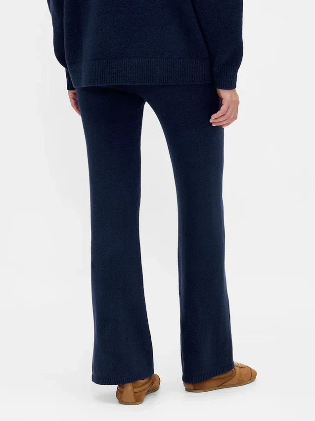 CashSoft-stickade byxor med bootcut