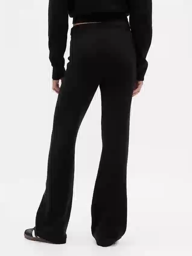 CashSoft-stickade byxor med bootcut