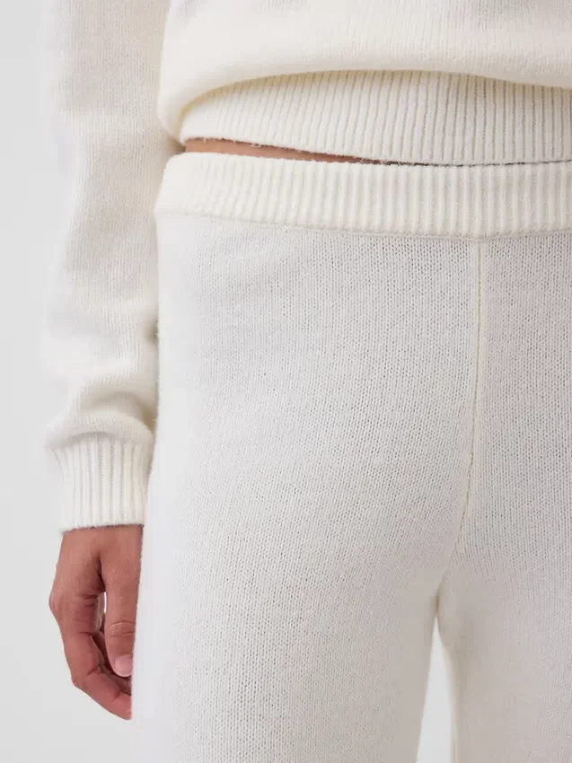 CashSoft-stickade byxor med bootcut