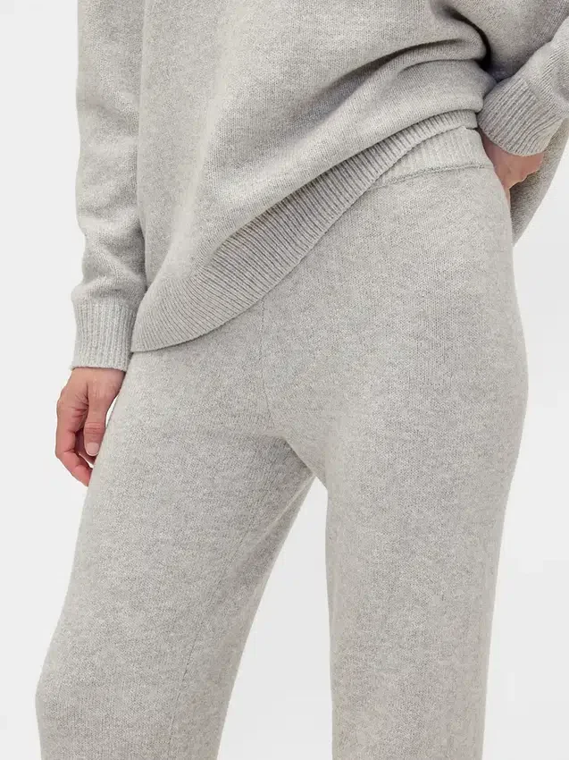 CashSoft-stickade byxor med bootcut