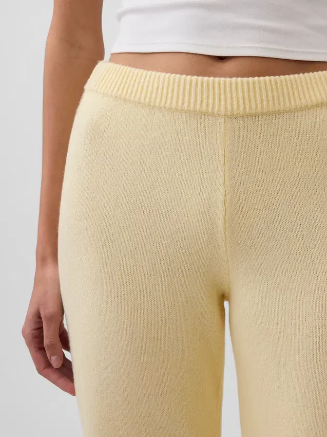 CashSoft-stickade byxor med bootcut