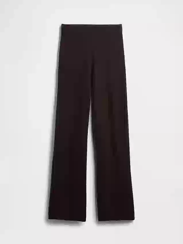 CashSoft-stickade byxor med bootcut