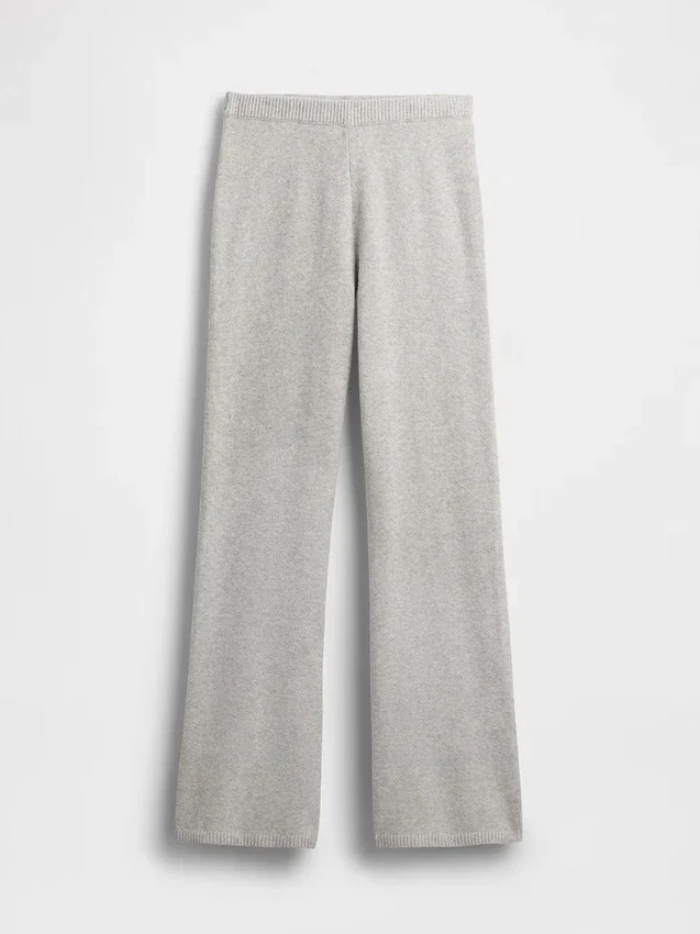 CashSoft-stickade byxor med bootcut