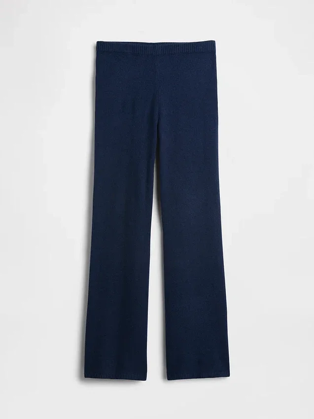 CashSoft-stickade byxor med bootcut