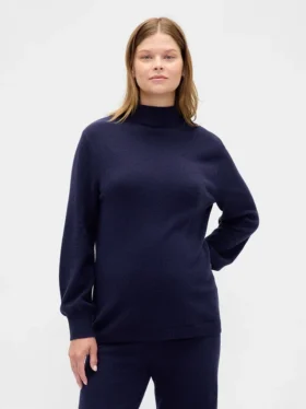 CashSoft-tröja med hög hals för mammakläder