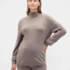 CashSoft-tröja med hög hals för mammakläder