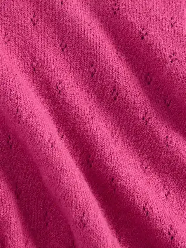 CashSoft-tröja med pointellmönster för Baby & Småbarn