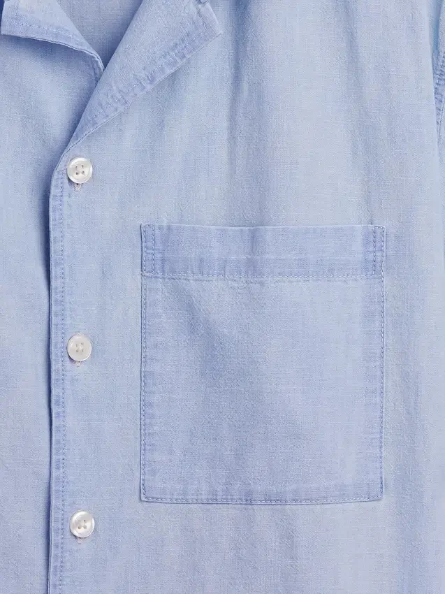 Chambray-resortskjorta