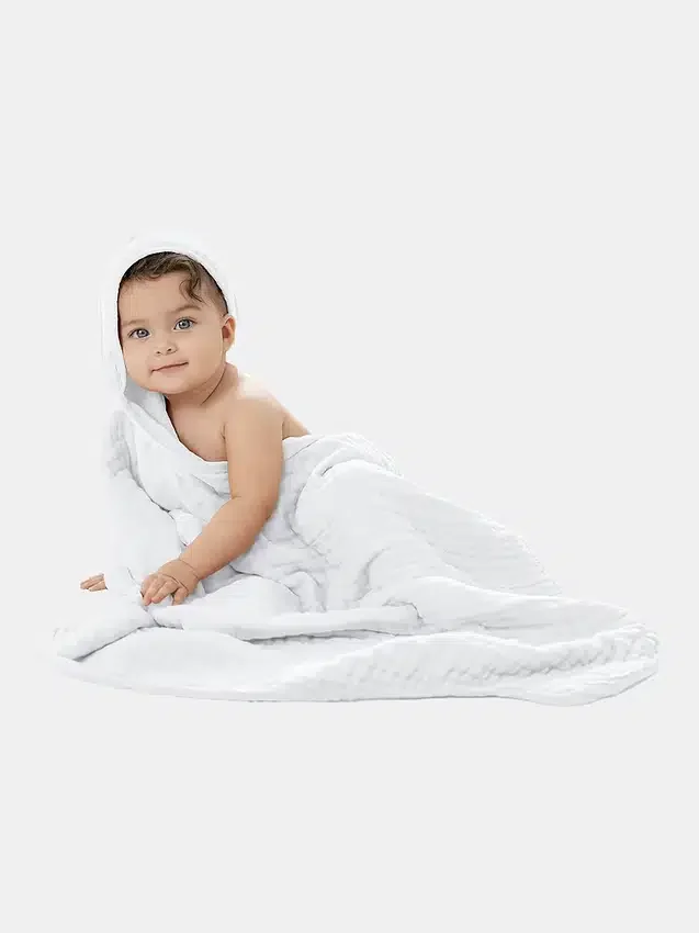 Comfy Cubs badhandduk med huva