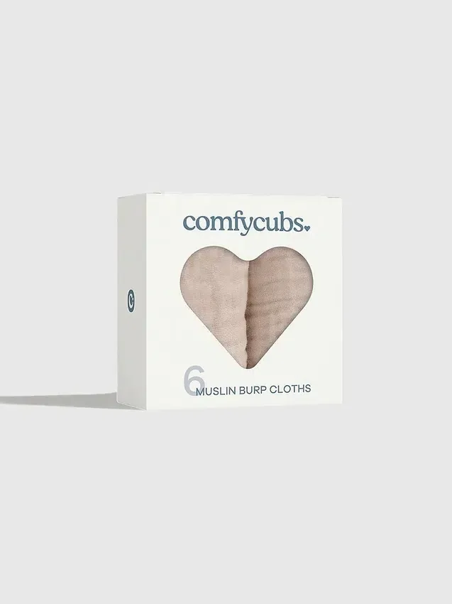 Comfy Cubs burpdukar i muslin