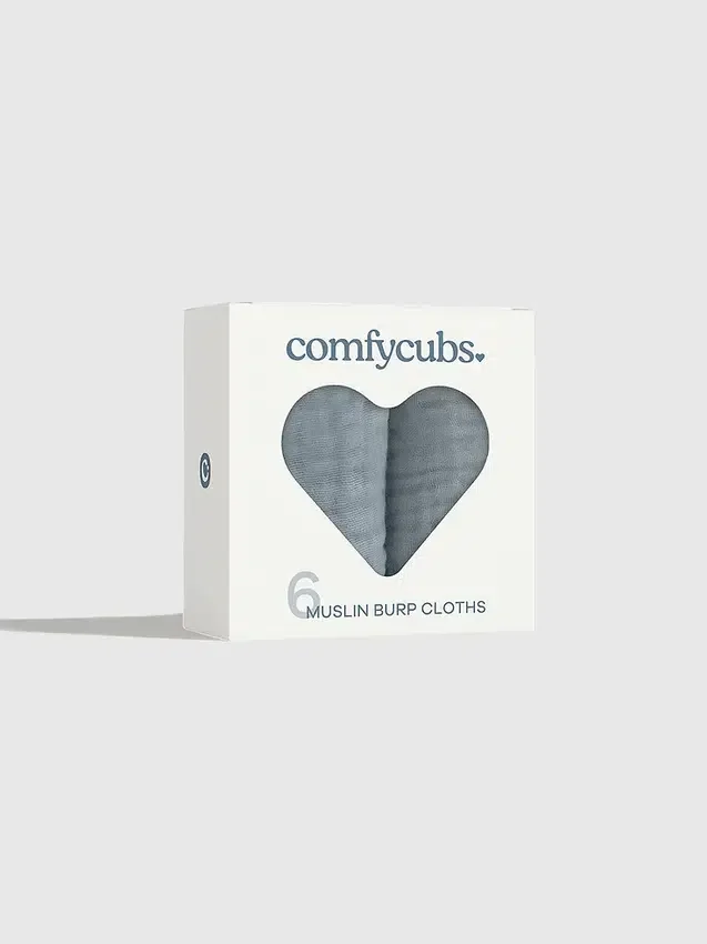 Comfy Cubs burpdukar i muslin