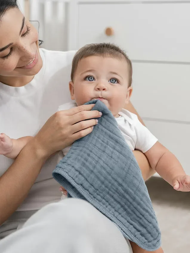 Comfy Cubs burpdukar i muslin