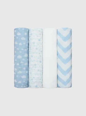 Comfy Cubs muslin-omslagsfiltar