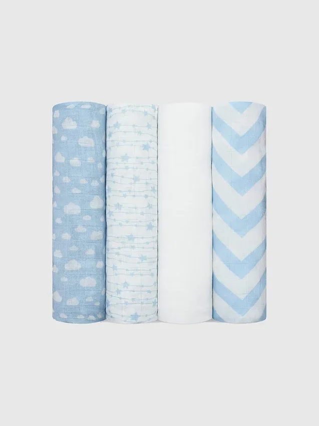 Comfy Cubs muslin-omslagsfiltar