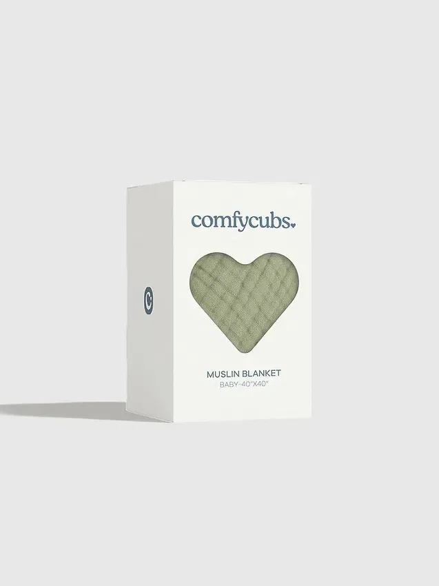 Comfy Cubs muslinfilt för spädbarn