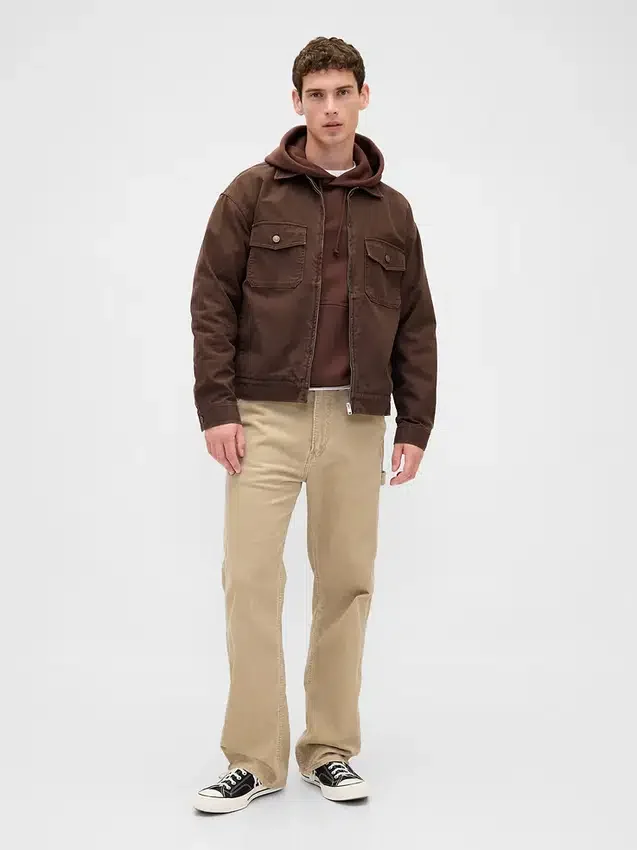 Corduroy '90S Loose Carpenter Byxor