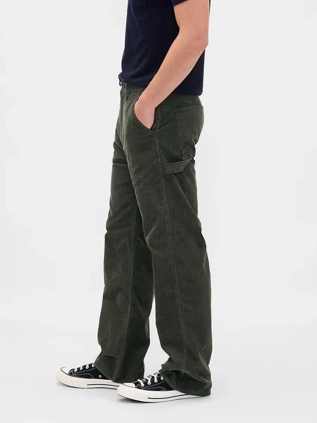 Corduroy '90S Loose Carpenter Byxor