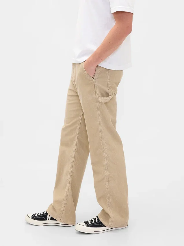 Corduroy '90S Loose Carpenter Byxor