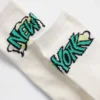 Crew-strumpor med grafiskt logo-mönster för barn (3-pack)