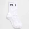 Crew-strumpor med Nap-logotyp