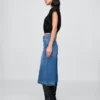 Culottejeans med hög midja
