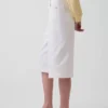 Culottejeans med hög midja